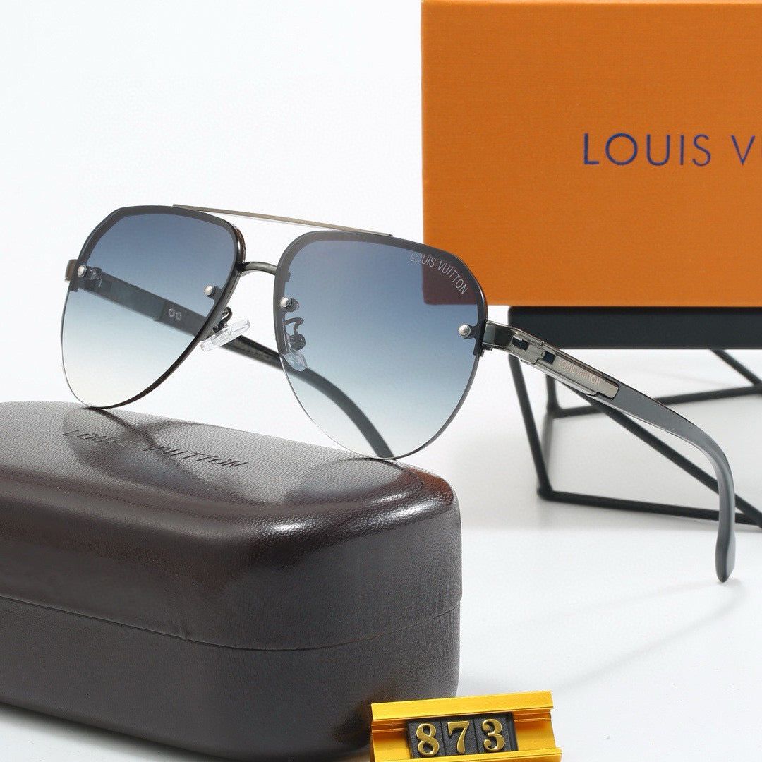 Metal Pilot Multi Color Sunglasses 873