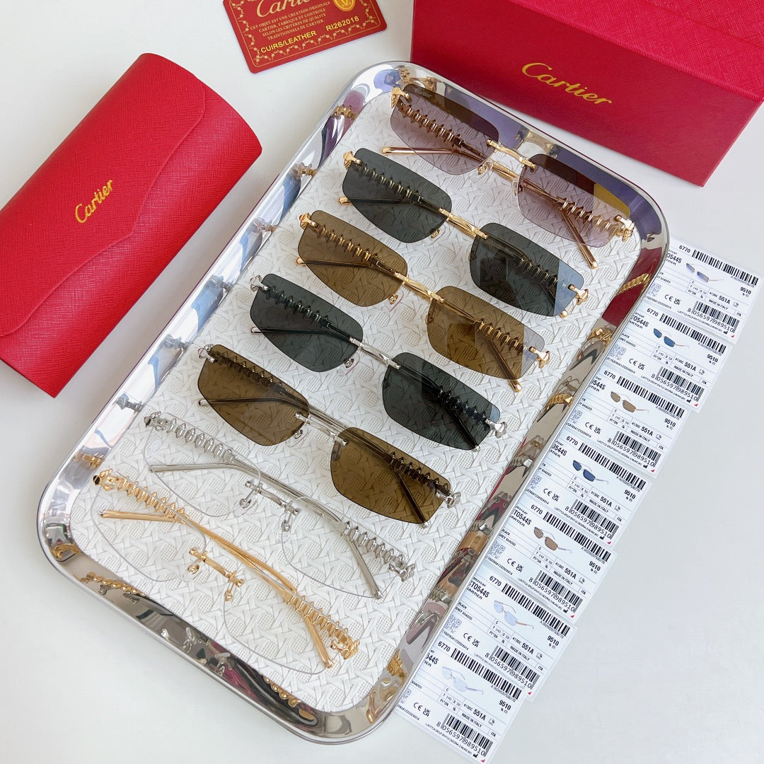 High-end inner electroplated blue film sunglasses