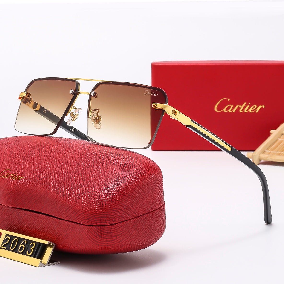 6 Colors Square Fashion Sunglasses 2063