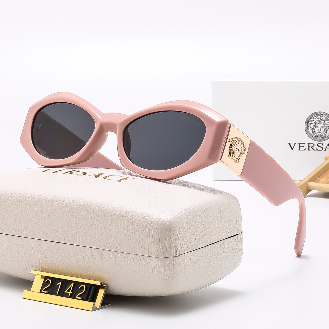 Oval frame sunglasses 2142