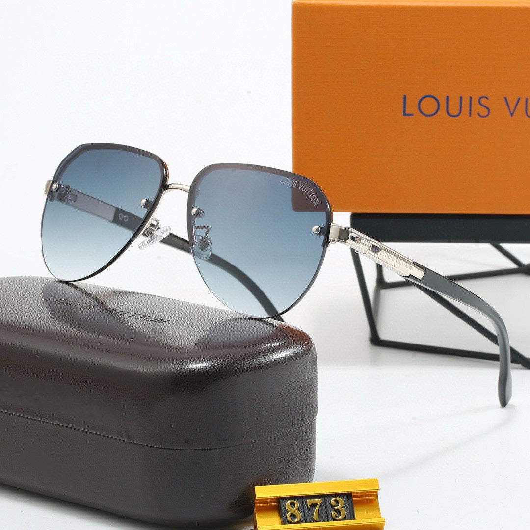 Metal Pilot Multi Color Sunglasses 873