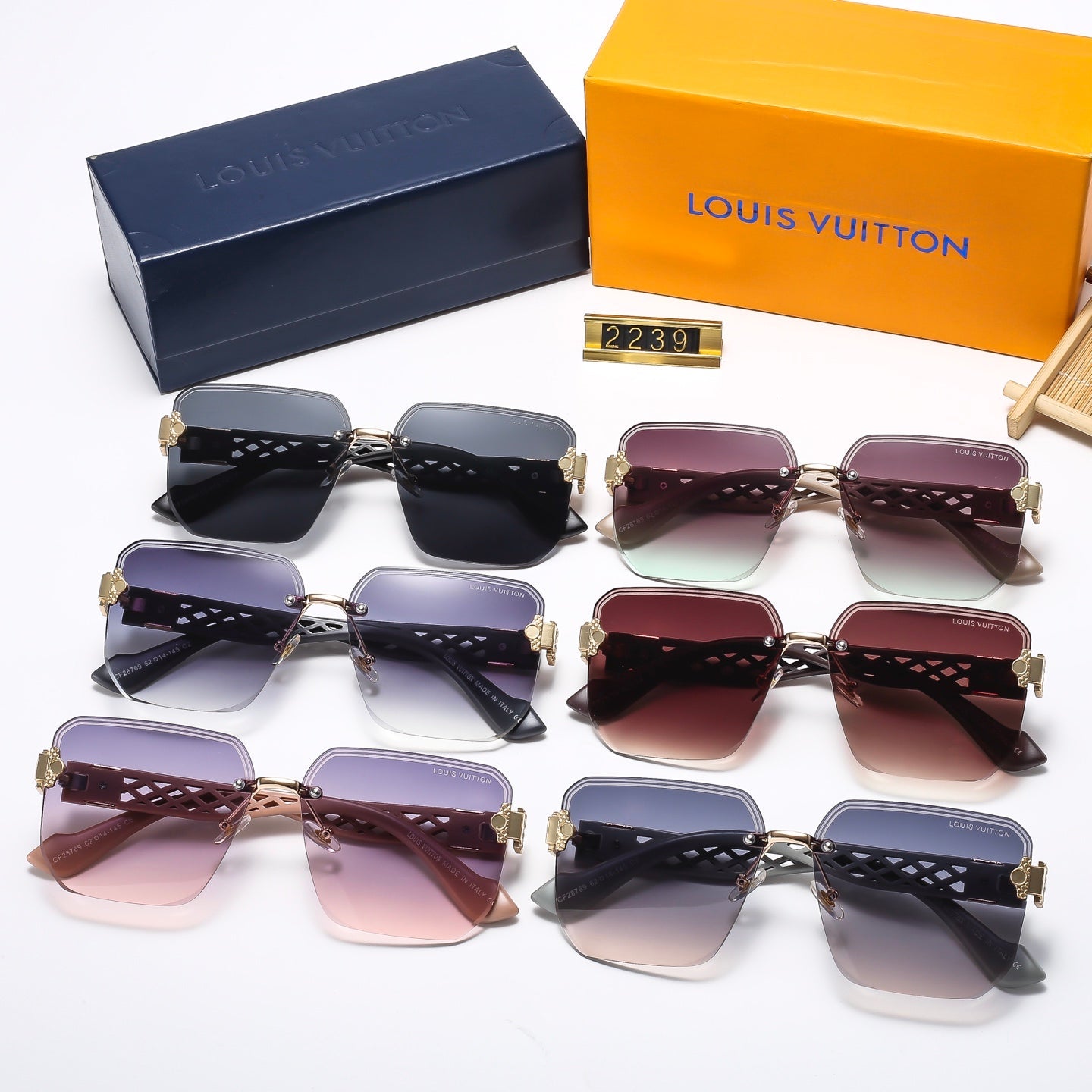 5 Colors Fashion Sunglassesâ2239