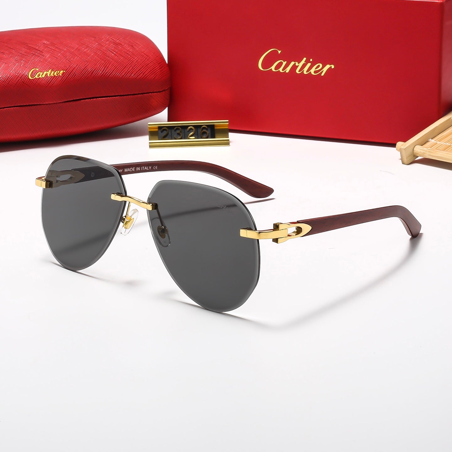 5 Colors Cool Fashion Oval Sunglasses 2326