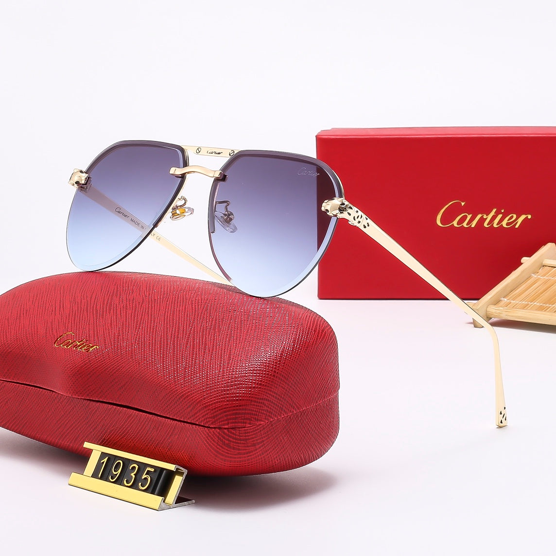 7 Colors Fashion Metal Pilot Sunglasses 1935