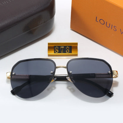 Metal Pilot Multi Color Sunglasses 873
