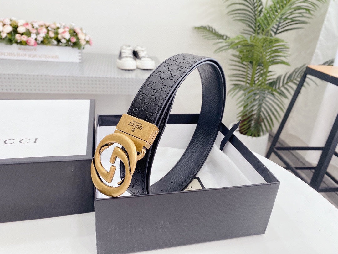 2 Styles L Double G Belt