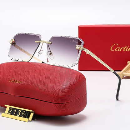 Diamond Cut Fashion Gradient Sunglasses 2136