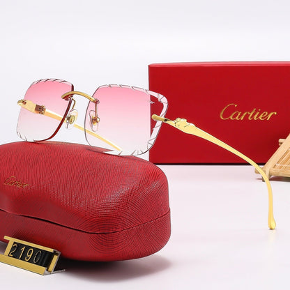 Fashion Square  Frameless Sunglasses 2190