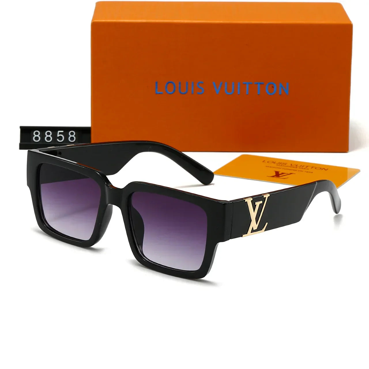 New Square Gradient Sunglasses 8858