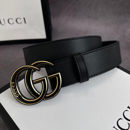2 Colors printed letter leather belt