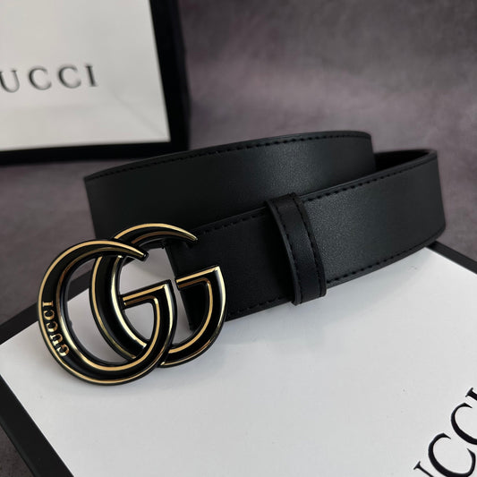 2 Colors printed letter leather belt