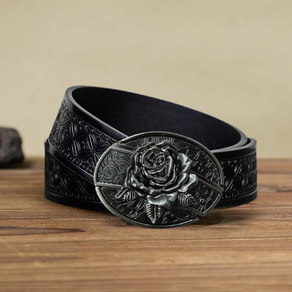 3 Colors printed letter leather belt