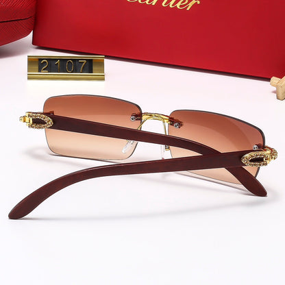 6 Colors Diamond Frameless Sunglasses 2107
