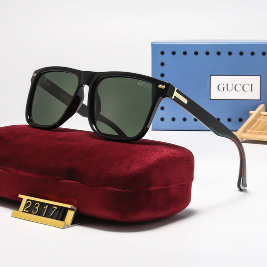 4 Colors Fashion Square-Framed Polarized Sunglasses—2318