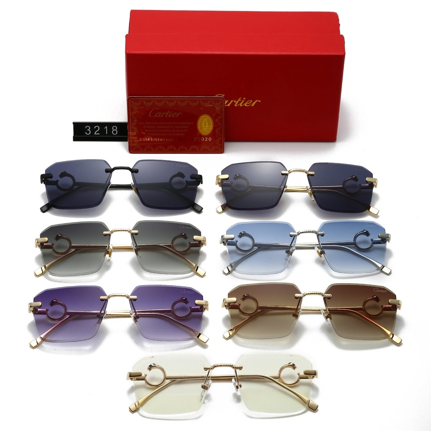 7 Colors Fashion Sunglasses—3218